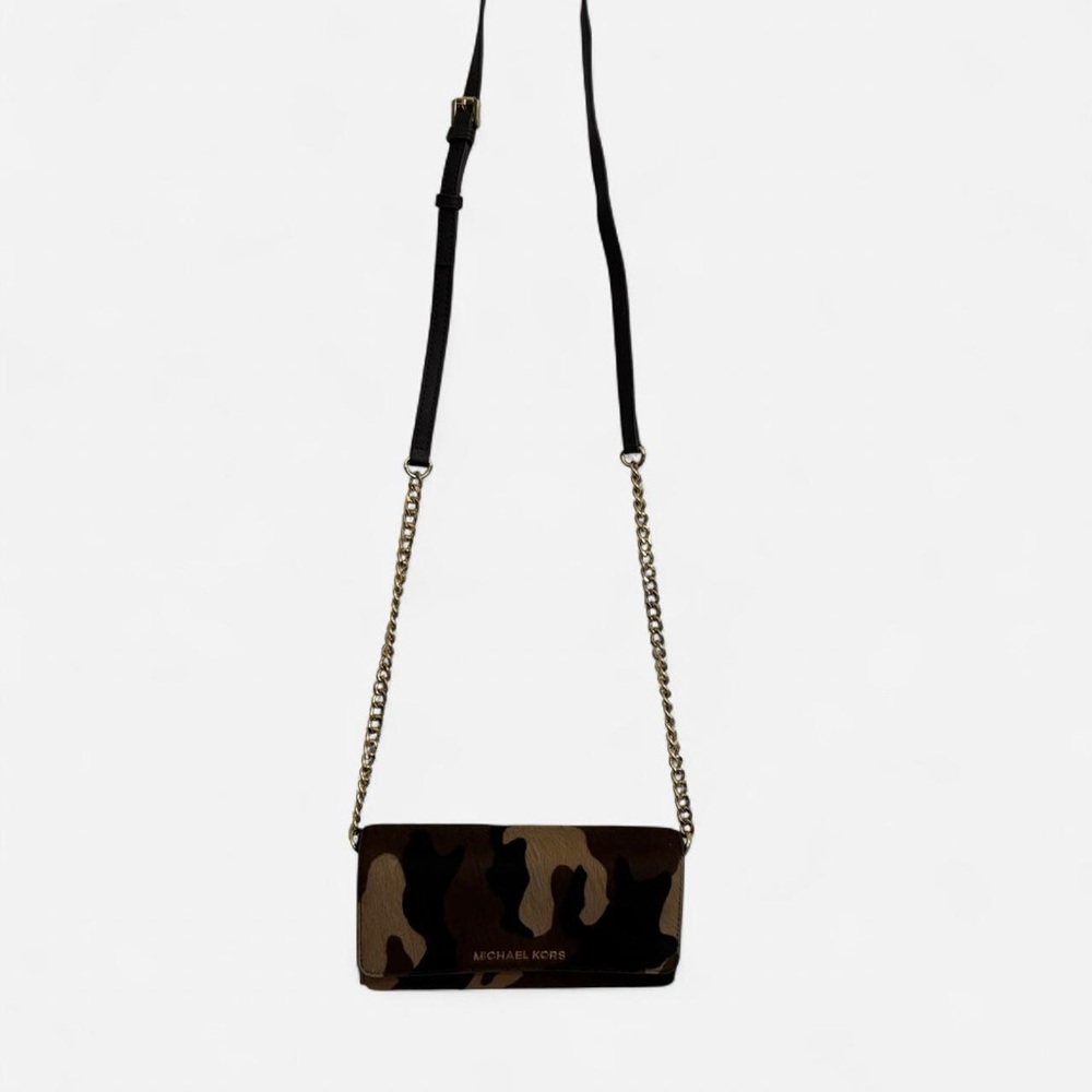 Michael Kors Camouflage Calfskin Crossbody Bag NWOT - Picture 7 of 8